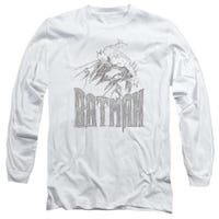 Batman Knight Sketch Long Sleeve Shirt