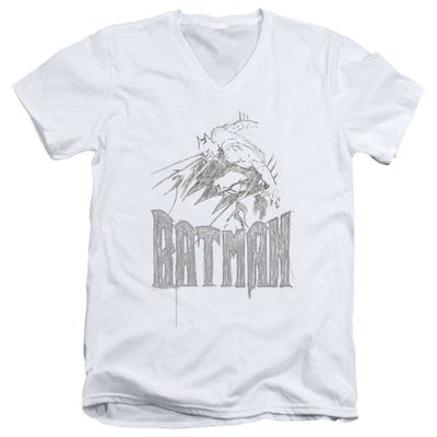 Batman Knight Sketch V-Neck T-Shirt