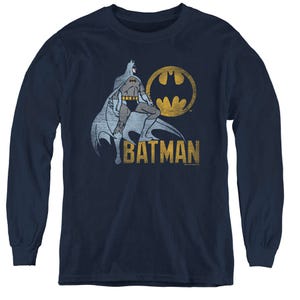 Batman Knight Watch Kids Long Sleeve Shirt