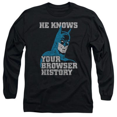 Batman Knows Long Sleeve Shirt