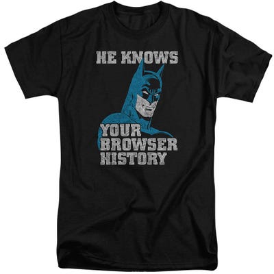 Batman Knows Tall T-Shirt