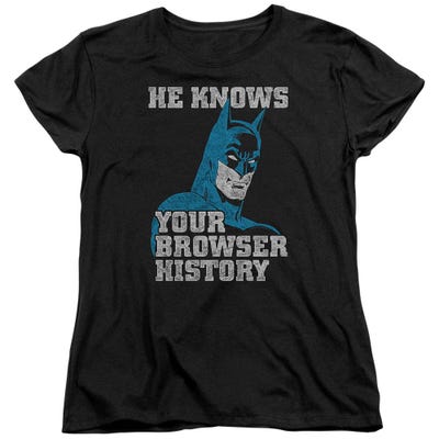 Batman Knows Womens T-Shirt