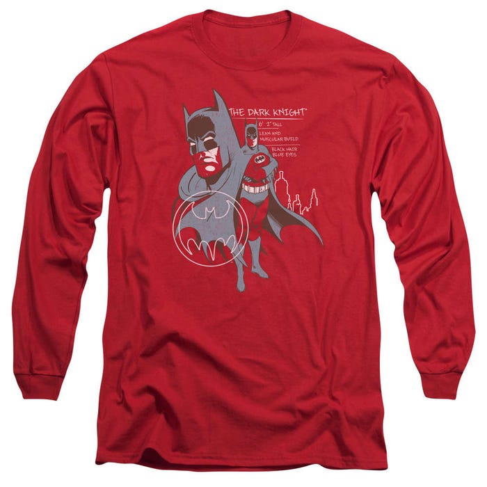 Batman Lean and Muscular Long Sleeve Shirt
