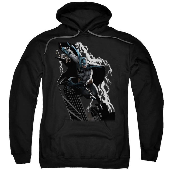 Batman Lightning Crashes Hoodie
