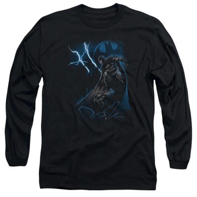 Batman Lightning Strikes Long Sleeve Shirt