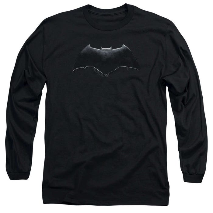 Justice League Movie Batman Logo Long Sleeve Shirt