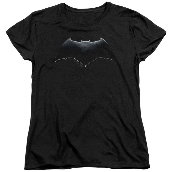 Justice League Movie Batman Logo Womens T-Shirt