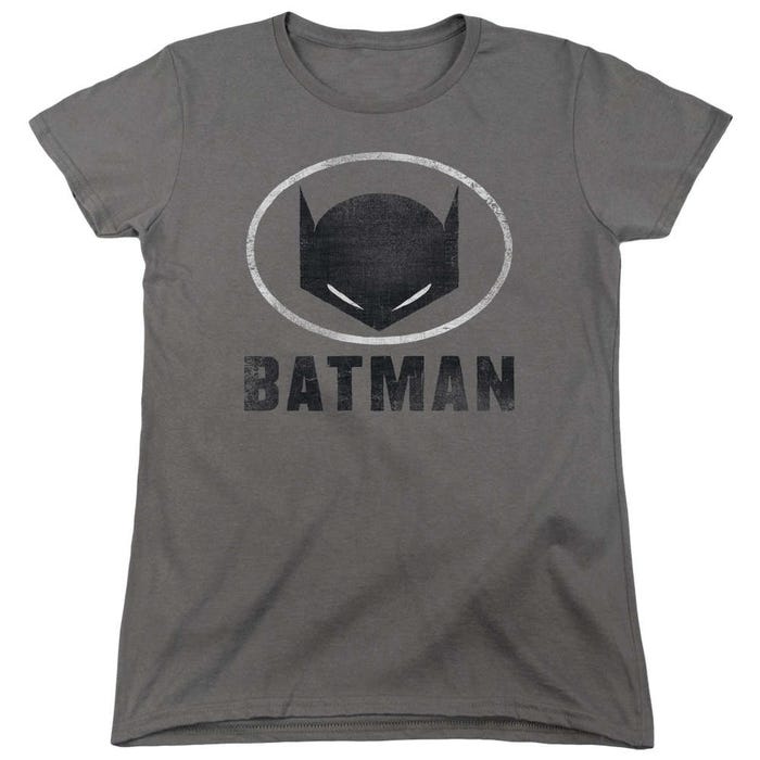 Batman Mask Oval Womens T-Shirt
