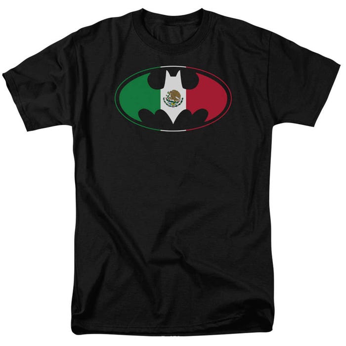 Batman Mexican Flag Shield T-Shirt