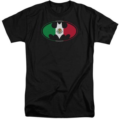Batman Mexican Flag Shield Tall T-Shirt