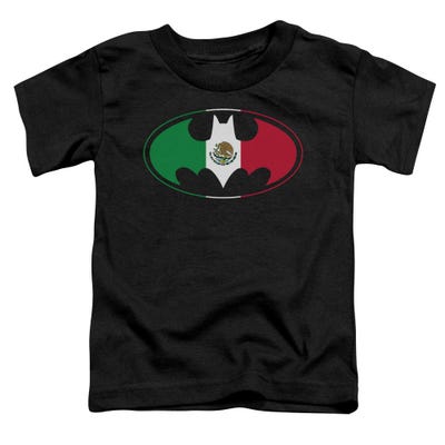 Batman Mexican Flag Shield Toddler T-Shirt
