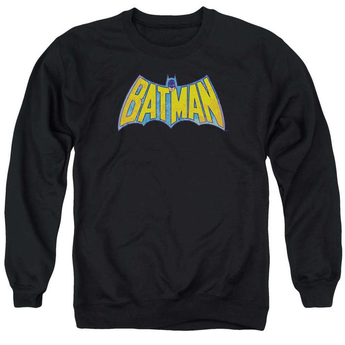 Batman Neon Distress Logo Sweatshirt