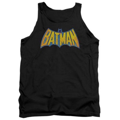 Batman Neon Distress Logo Tank Top