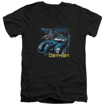 Batman Nice Wheels  V-Neck T-Shirt