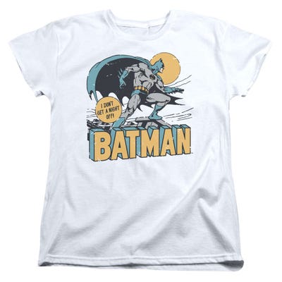 Batman Night Off Womens T-Shirt