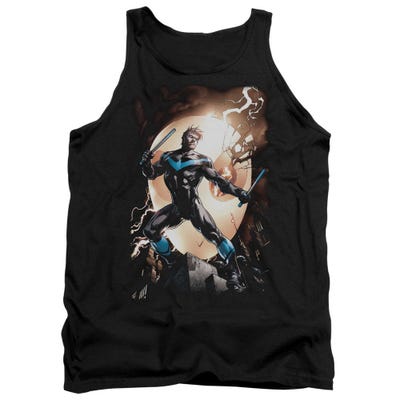 Batman Nightwing Against Owls Tank Top