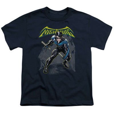Batman Nightwing In Action Kids T-Shirt