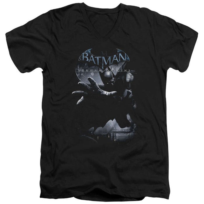 Batman Out Of The Shadows V-Neck T-Shirt