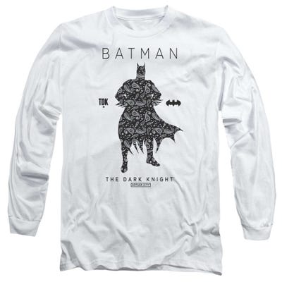 Batman Paisley Silhouette Long Sleeve Shirt