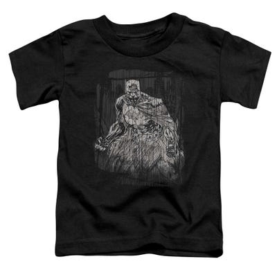 Batman Penciled Rain Toddler T-Shirt