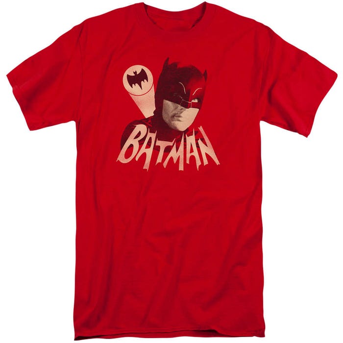 Batman Retro Bat Signal Tall T-Shirt