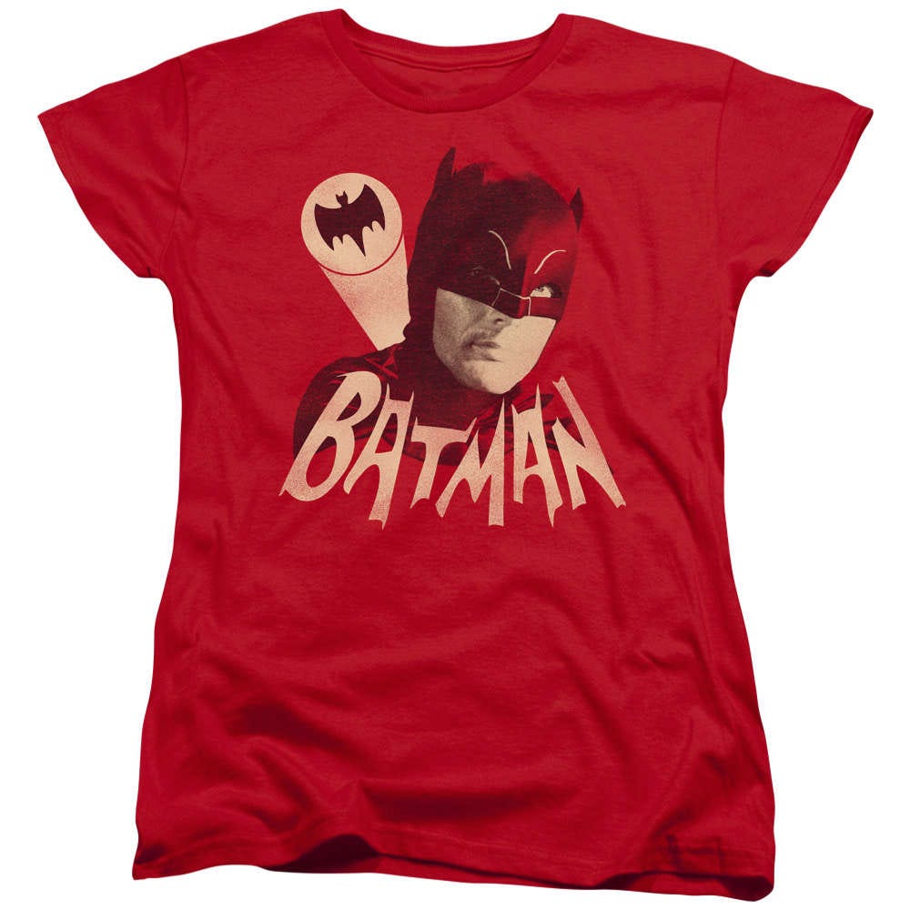 Batman Retro Bat Signal Women's T-Shirt | TeeShirtPalace