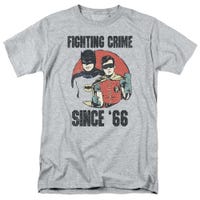Batman Robin Fighting Crime Classic 1966 T-Shirt