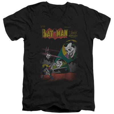 Batman Robin Wrong Signal Joker V-Neck T-Shirt