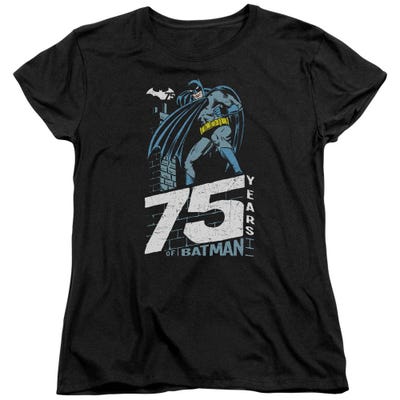 Batman Rooftop 75  Years Womens T-Shirt
