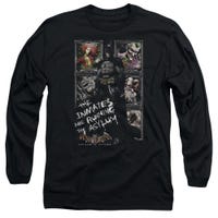 Batman Running The Asylum Long Sleeve Shirt
