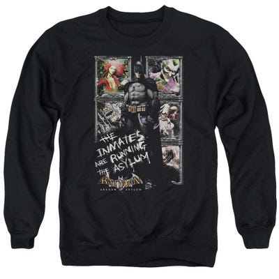 Batman Running The Asylum Sweatshirt