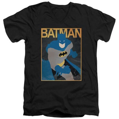 Batman Simple Bm Poster V-Neck T-Shirt