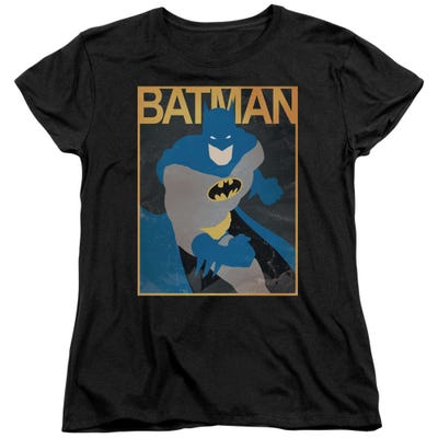 Batman Simple Bm Poster Womens T-Shirt