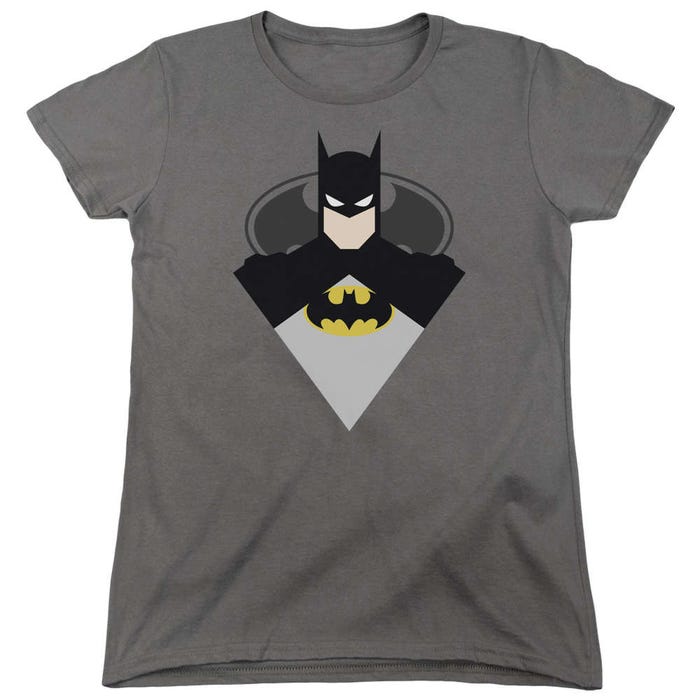 Batman Simple Simple Bat Womens T-Shirt