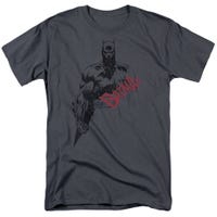 Batman Sketch Bat Red Logo T-Shirt