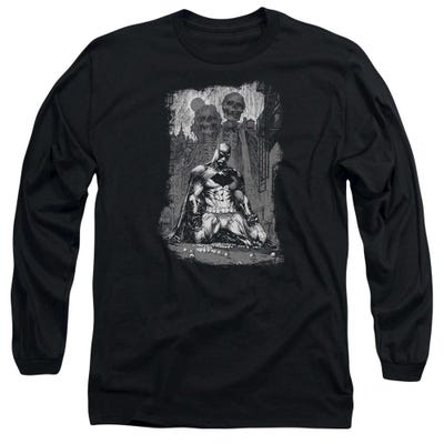 Batman Sketchy Shadows Long Sleeve Shirt