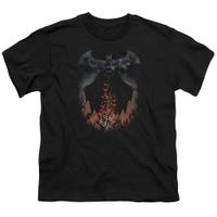 Batman Smoke And Fire Kids T-Shirt