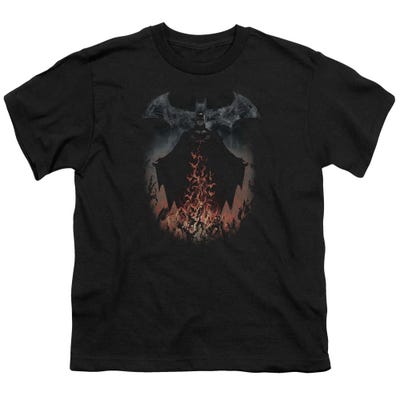 Batman Smoke And Fire Kids T-Shirt