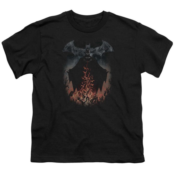 Batman Smoke And Fire Kids T-Shirt
