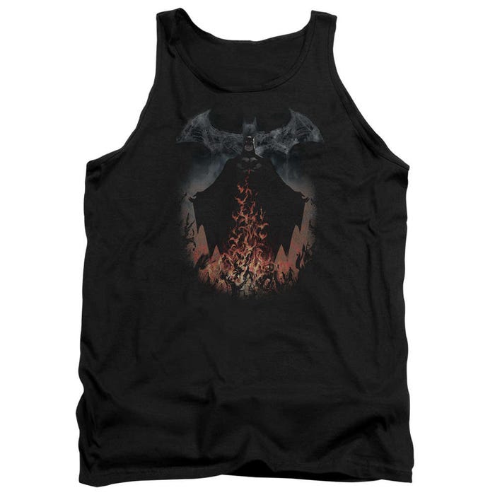 Batman Smoke And Fire Tank Top