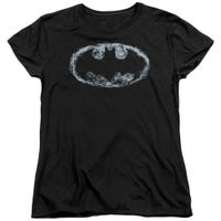 Batman Smoke Signal Womens T-Shirt