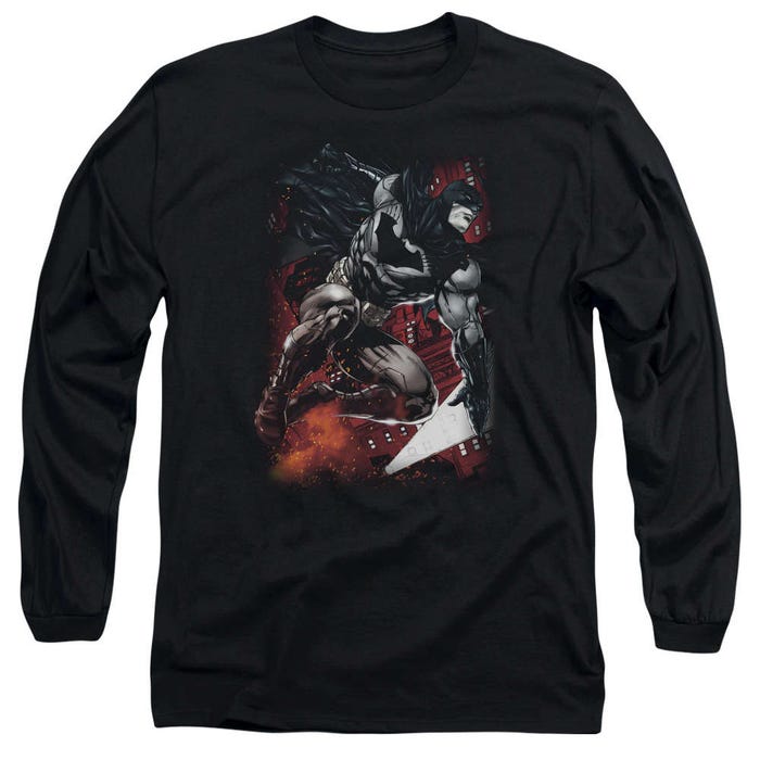 Batman Sparks Leap Long Sleeve Shirt