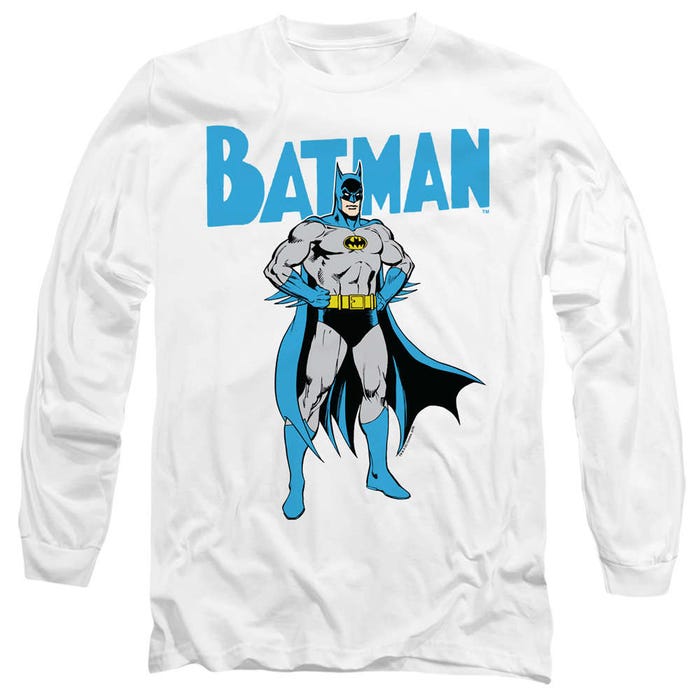 Batman Stance Pose Long Sleeve Shirt