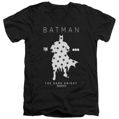 Batman Star Silhouette V-Neck T-Shirt
