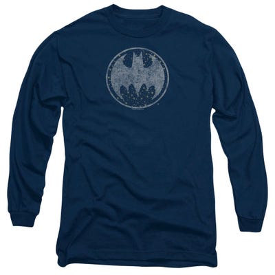 Batman Starry Night Shield Long Sleeve Shirt