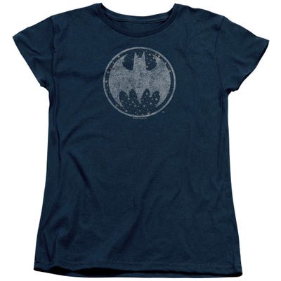 Batman Starry Night Shield Womens T-Shirt