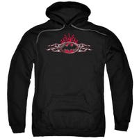 Batman Steel Flames Logo Hoodie