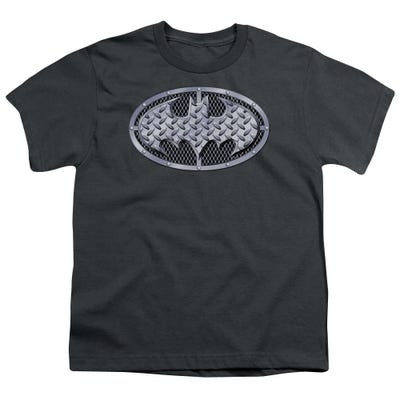 Batman Steel Mesh Shield Kids T-Shirt