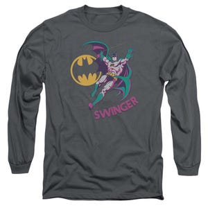 Batman Swinger Logo Long Sleeve Shirt