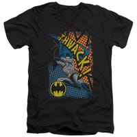 Batman Thwack V-Neck T-Shirt